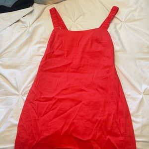 Red Zara dress